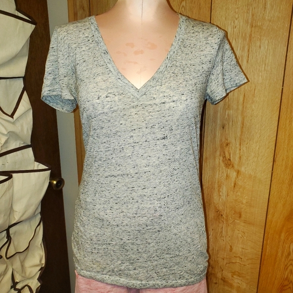 Victoria's Secret PINK  Grey V-neck - Picture 1 of 4